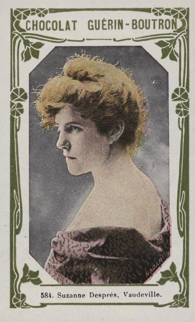 Suzanne Despres, Vaudeville (foto colorida) de French School