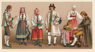 Traje da Suécia e Noruega de French School