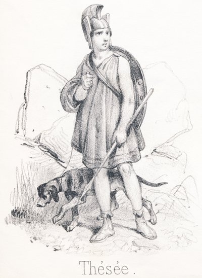 T Thesee: Filho de Egee, rei de Atenas e Aethra Ele libertou Atenas de um monstro chamado Minotauro de French School