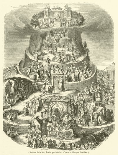 Tabela da Vida (gravura) de French School