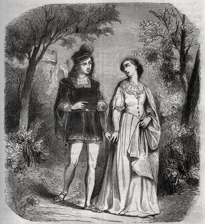 Tanto que eles andaram juntos no parque: Francesca de Rimini (Françoise de Rimini de French School