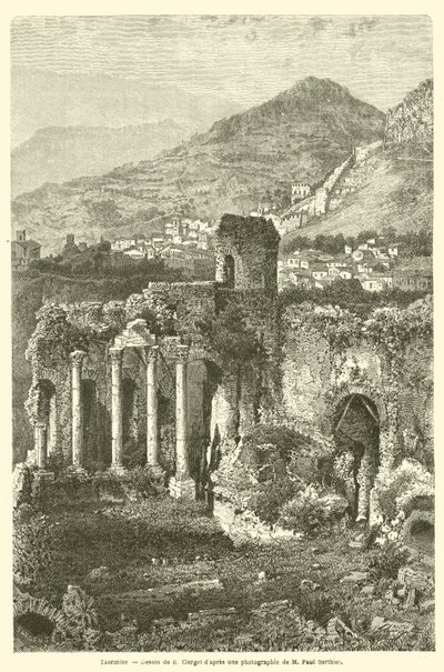 Taormine (gravura) de French School