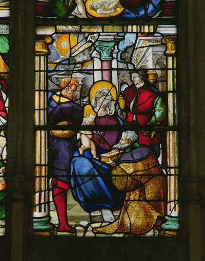 A Adoração dos Magos, 1598 de French School