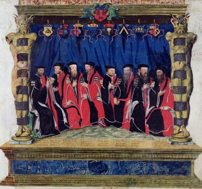 Os vereadores de Toulouse, 1554-1555 de French School
