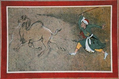 O Condutor de Camelos Furioso, ilustração de 