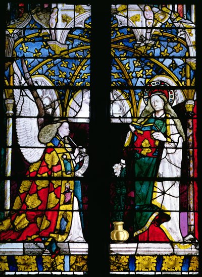 A Anunciação, da Capela de Jacques Coeur de French School