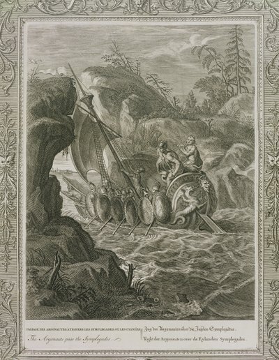Os Argonautas Passam as Symplegades de French School