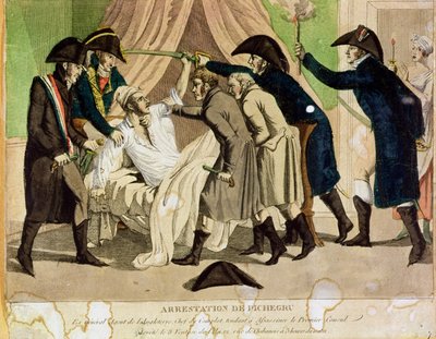A prisão do general Charles Pichegru (1761-1804) início do século XIX de French School