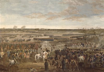 A Batalha de Leipzig, detalhe de Napoleão em primeiro plano, 18 de outubro de 1813 (ver 203343) de French School