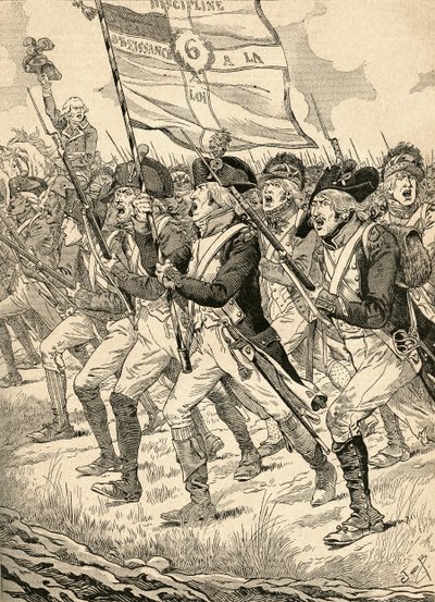 A Batalha de Valmy de French School