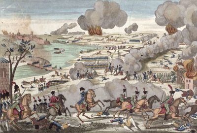 A Batalha de Wagram, 6 de julho de 1809 de French School