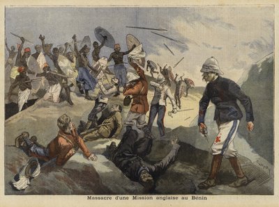 O Massacre do Benim, 4 de janeiro de 1897 de French School