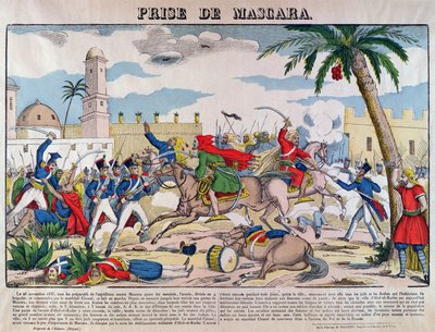 A captura de rímel pelos franceses comandada por Bertrand Clauzel em 1835 de French School