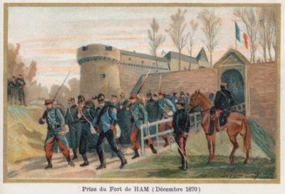A captura do castelo de Ham de French School