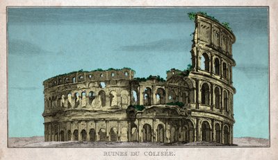 O Coliseu. (gravura de French School
