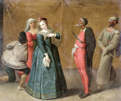 A Commedia dellArte Company (ver também 231072) de French School