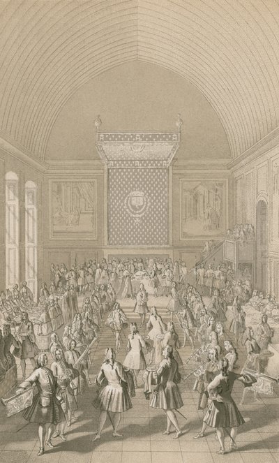 O banquete da coroação de French School
