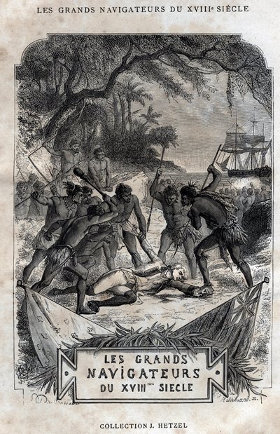 A Morte do Capitão James Cook de French School