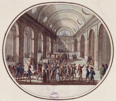 A morte dos vinte um deputados girondinos, 31 de outubro de 1793 (10 Brumário Ano 2) de French School