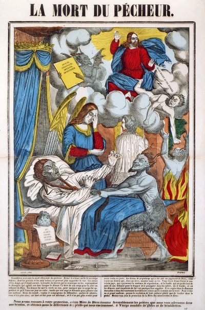 A morte de um pecador de French School