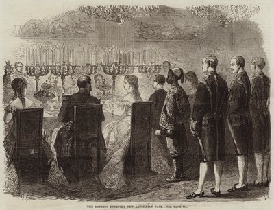 A Nova Página Abissínia da Imperatriz Eugenie (gravura) de French School