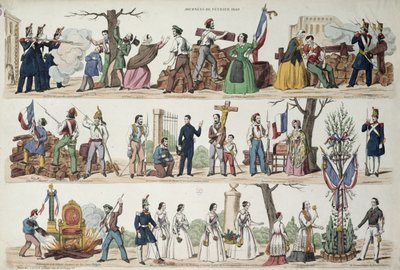 Os eventos de fevereiro de 1848 de French School