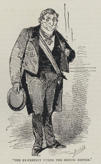 O Ex-Prefeito no Segundo Império" (gravura) de French School