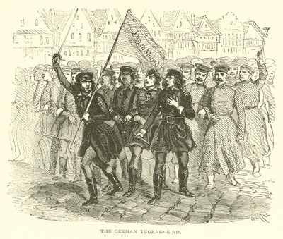 O Tugend-Bund alemão (gravura) de French School
