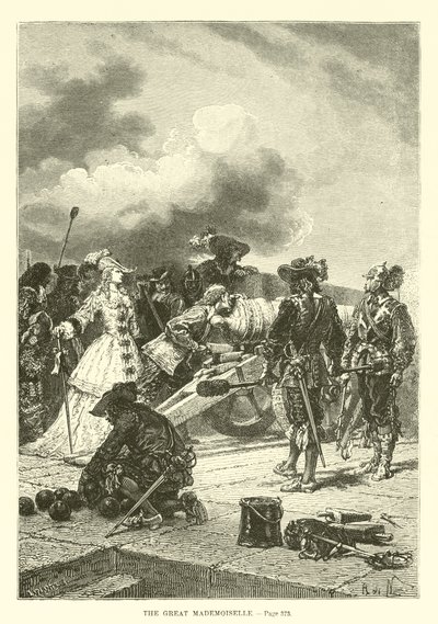 A grande mademoiselle de French School