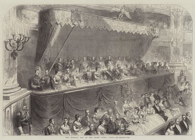 A caixa imperial na grande ópera, Paris de French School