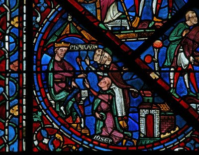 A janela de Joseph: Joseph explica o sonho dos faraós (w41) de French School