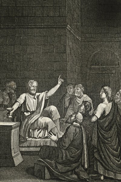 Os últimos momentos de Sócrates de French School