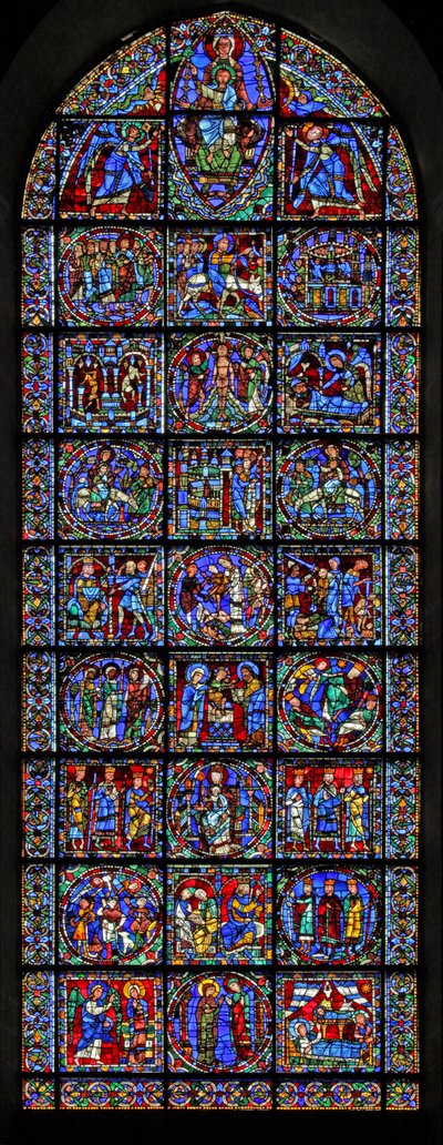 A janela da vida de Cristo (w50) de French School