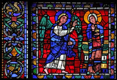 A janela da Vida de Cristo: A Anunciação (w50) de French School
