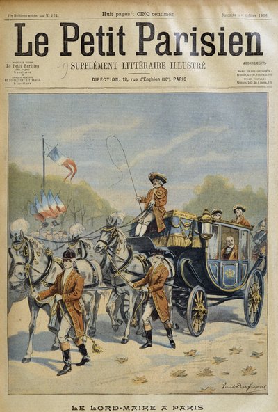 O Senhor Prefeito em Paris - em "Le Peute Parisien" a partir de 21/10/1906 de French School
