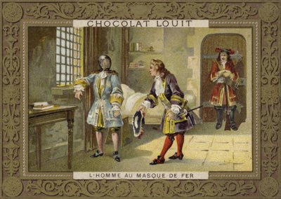 O homem da mascará de ferro de French School