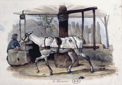 O jardineiro do mercado, 1840 de French School