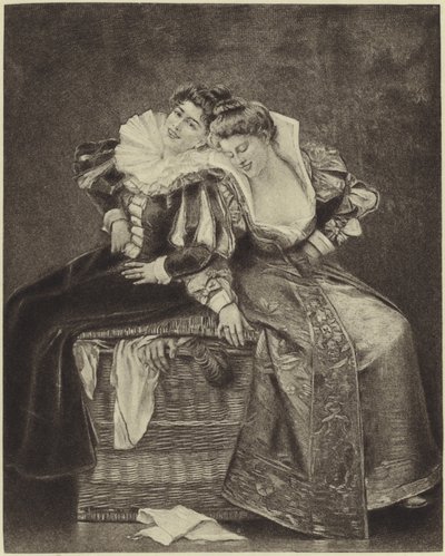 As esposas alegres de Windsor (photogravure) de French School