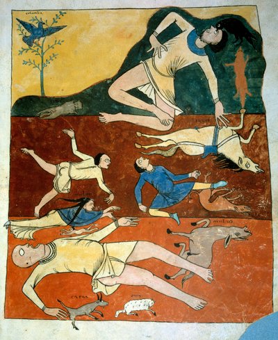 O Dilúvio Universal Miniatura retirado dos comentários de "O Apocalipse segundo São João" escrito em 775 pelo monge Beato de Liebana de French School