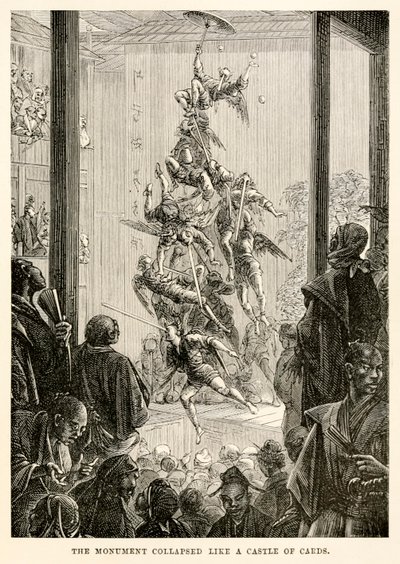 O Monumento desabou como um castelo de cartas, de 