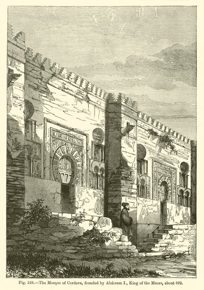 A Mesquita de Córdoba (gravura) de French School