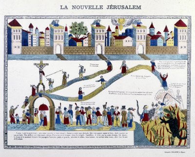 A Nova Jerusalém: o Juízo Final - imagem de Epinal de French School