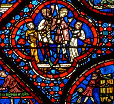 A janela de Noé: um par de nefalim (w47) de French School