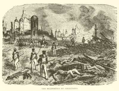 A Ocupação de Smolensko (gravura) de French School