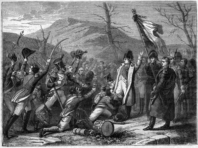 Os Cem Dias - Março 1815: La Bedoyere junta-se a Napoleão - Os Cem Dias: Charles Angelique Francois Huchet de La Bedoyere (Labedoyere de French School