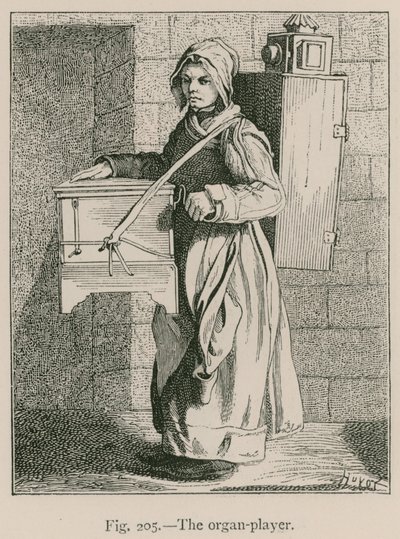 O Organ-Player de French School