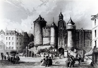 O Petit Chatelet no século XVII de French School