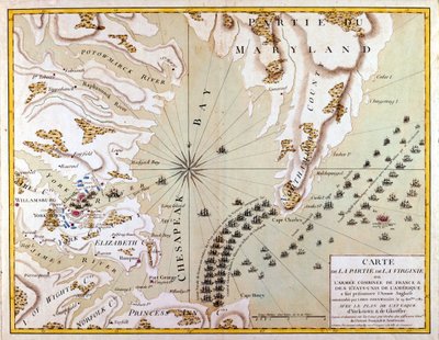 O Plano de Ataque em Yorktown e Gloucester de French School