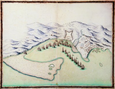 O porto de Tobago (wc no papel) de French School