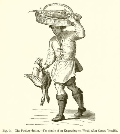 O comerciante de aves de capoeira de French School